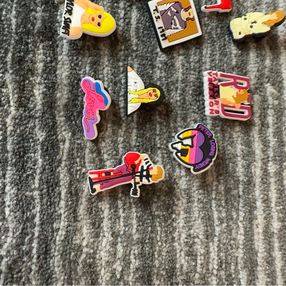 Taylor Swift Inspired Shoe Charms for Crocs Water Shoes Eras Tour Theme 10 pack - Picture 4 of 10